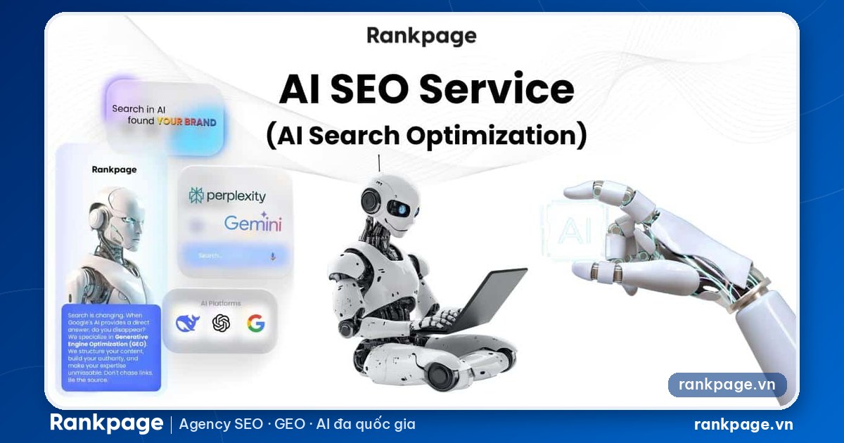 dịch vụ tối ưu hóa công cụ tìm kiếm AI