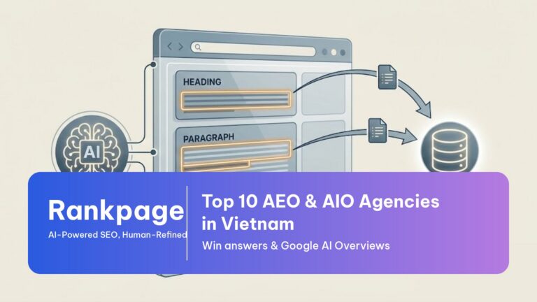 Top 10 đơn vị dịch vụ AEO và AIO Google AI Overviews tại Việt Nam